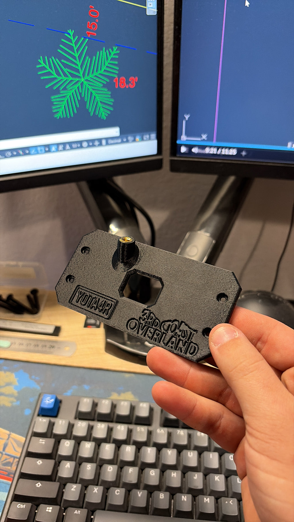 Diode Dynamic Switch Panel Ball mount Adapter Plate