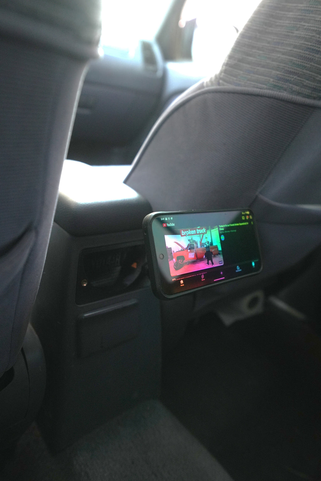 Rear Modular Faceplate for Mounting Phone/Tablet