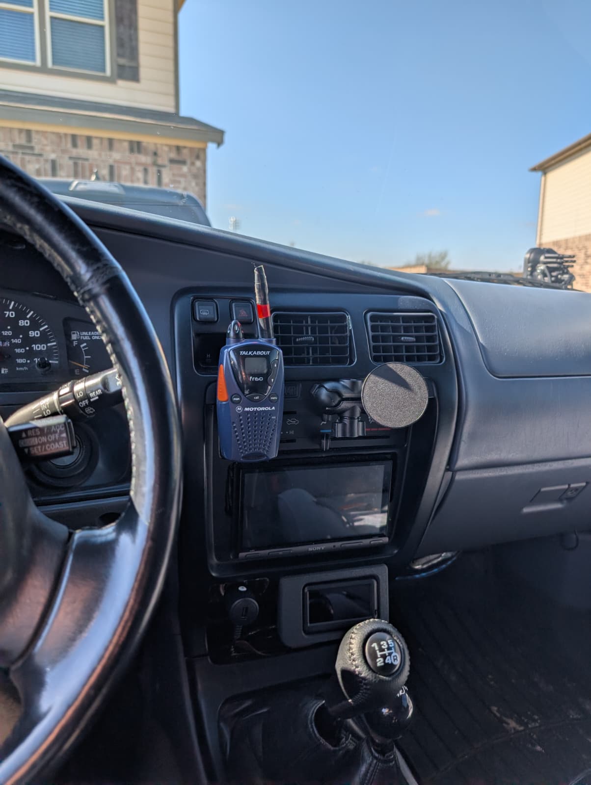 3G 4runner Modular Insert Phone/Tablet + Handheld Radio Holder ('96-'98)