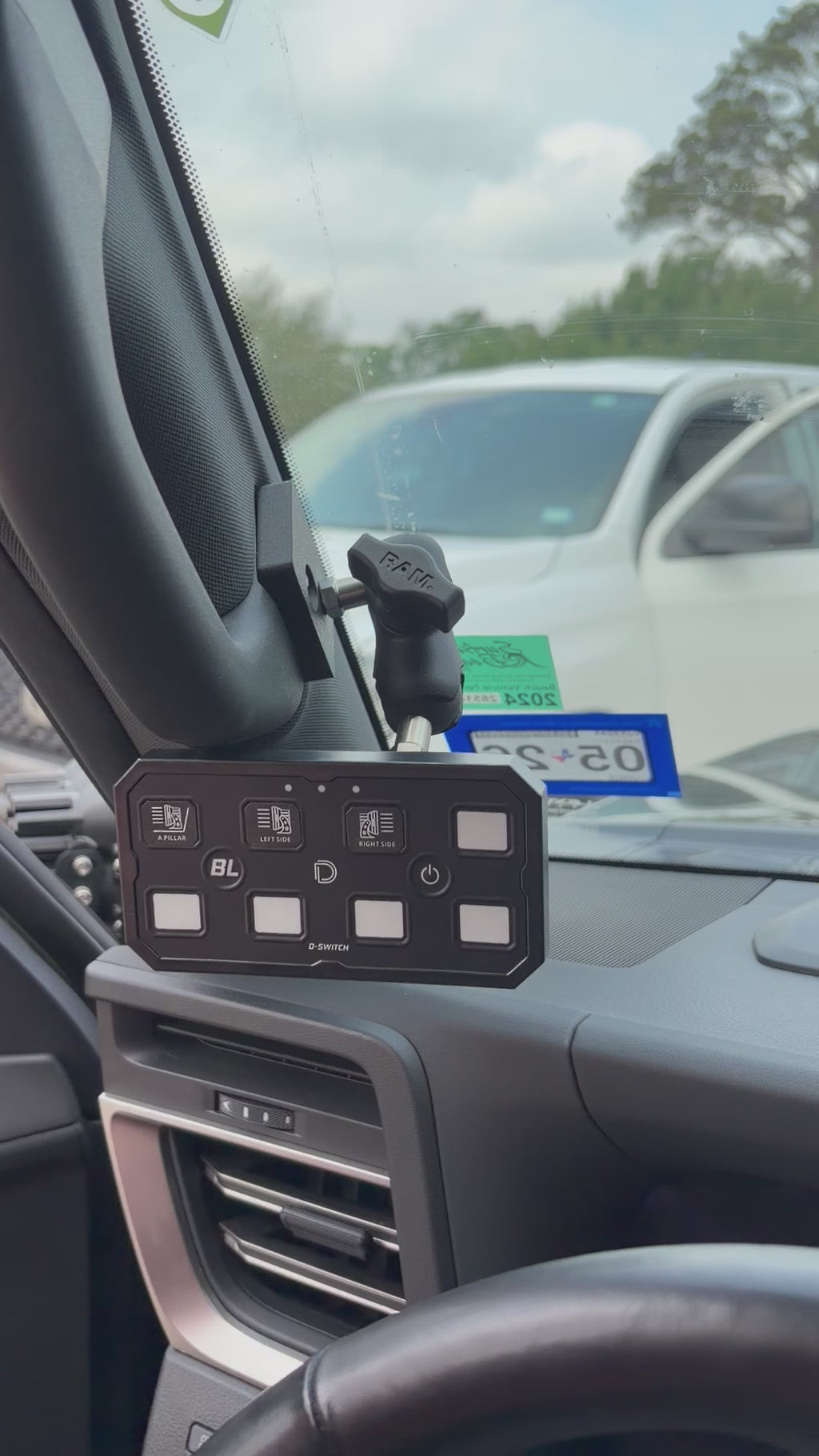 Diode Dynamic Switch Panel Ball mount Adapter Plate